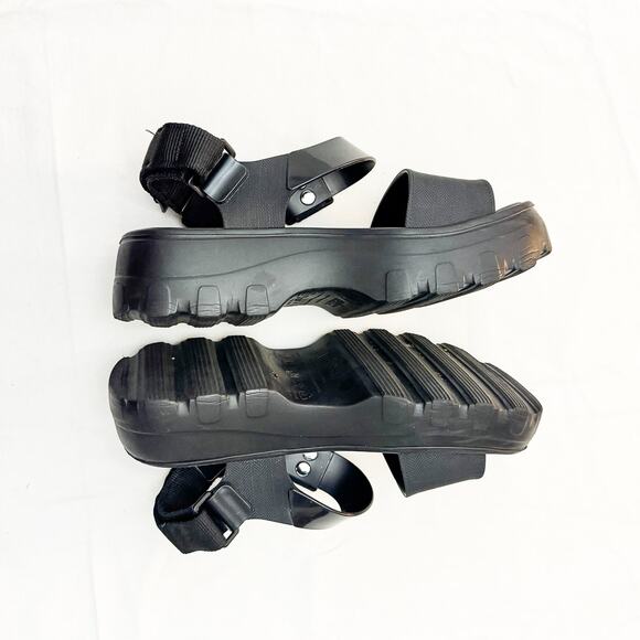 Melissa Shoes Kick Off Strappy Sporty Sandals Platform Size 9 - Picture 3 of 6
